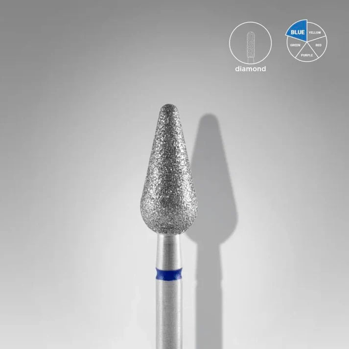 Punta Diamante, «Pera» 5 Mm STALEKS FA101B050/12 – Herramientas de manicura Staleks | Polymnea