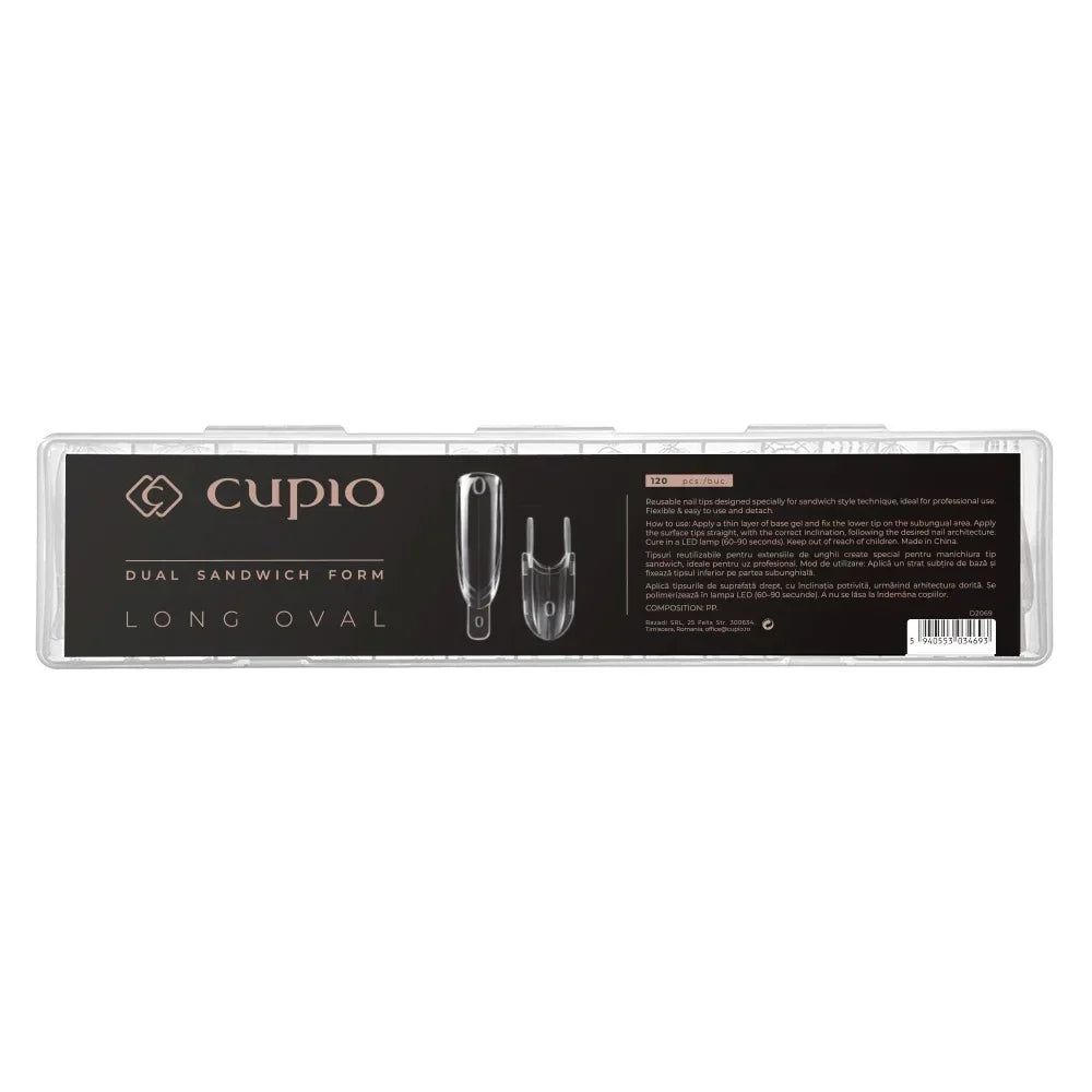 Tips Reutilizables Cupio Dual Sandwich Form - LONG OVAL